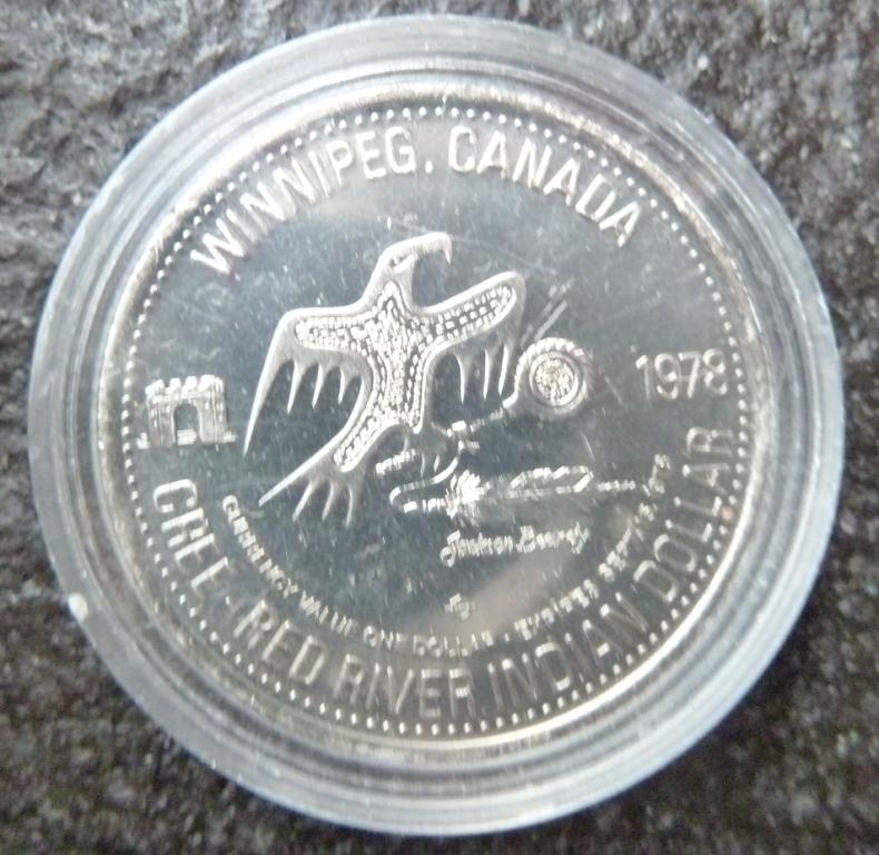 Royal Canadian Mint - Cree red River Indian Dollar