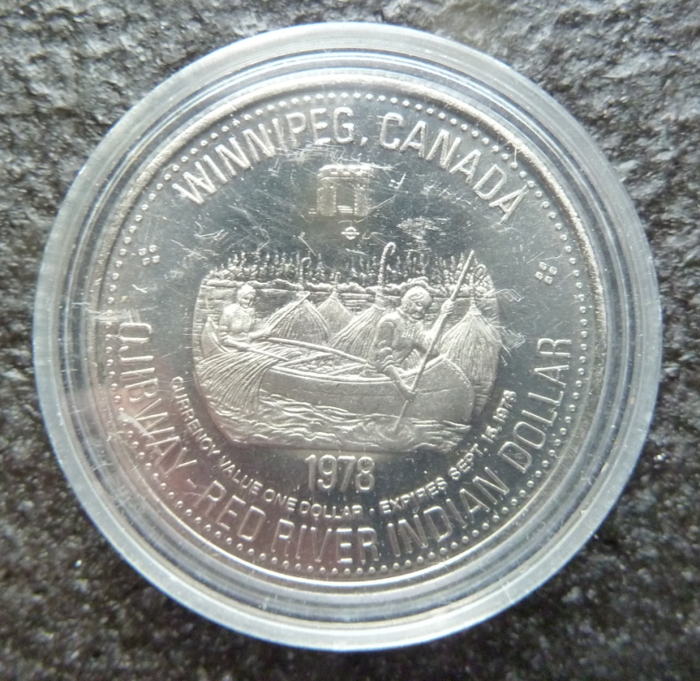Royal Canadian Mint - Ojibway Red River Indian Dollar