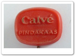 Calvé pindakaas rood