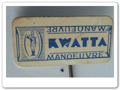 Kwatta manoeuvre - wit met blauw