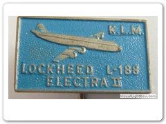 KLM Lockheed L-188 Electra II - blauw